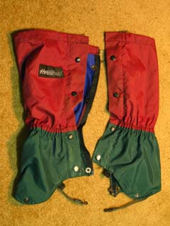 Gaiters, for Winter and Rain Travel