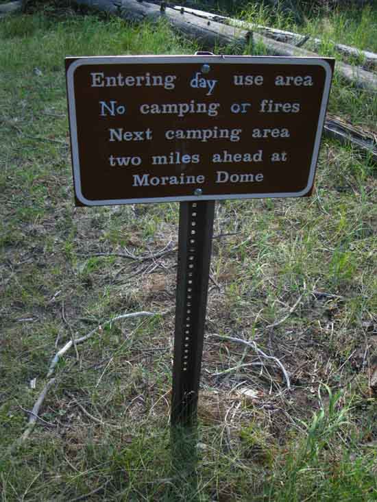 We find extensive restrictions and prohibitions along Yosemite Trails.