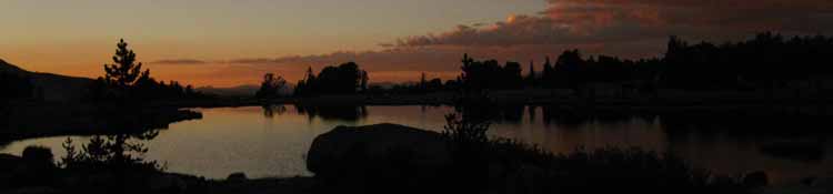 Merced Lake sunset.