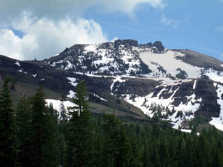 Northwest View from Meiss Cabin, detail.