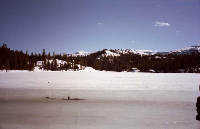 Round Lake Spring Frozen.