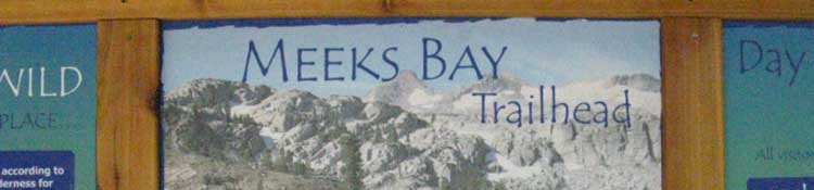 Meeks Bay Trail Board