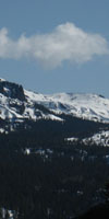 Round Lake Pinnacle in Christmas Valley, above South Upper Truckee Trailhead