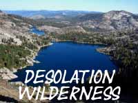 The best Desolation Wilderness backpacking trail map.