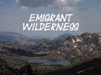 The best Emigrant Wilderness backpacking maps.