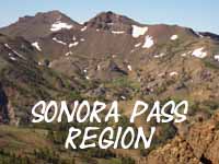 The best trail map for Sonora Pass backpackers.