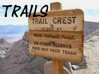 Best trail guide information along Sierra Crest to Mount Whitney.