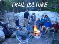 Insights into High Sierra Nevada trail culture forum.