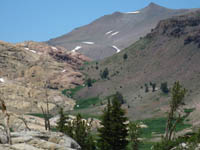 Brown Bear Pass from Grizzly Meadow, Emigrant Basin, Emigrant Wilderness