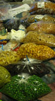 The bulk foods waiting to be divied-up.