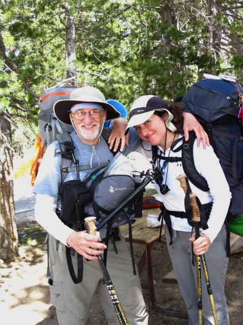 Doc Kundell and daughter hike the JMT.