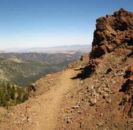 Around Raymond Peak Southbound on the Pacific Crest Trail.