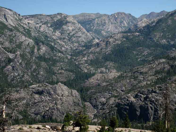 Summit City Canyon viewed from Mount Reba.