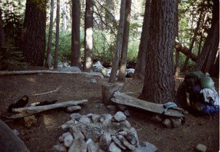 What I call the "Boy Scout" Camp, Summit City Creek, 1999