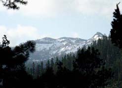 Sierra Mountains above the Clarks Fork of the Stanislaus River.