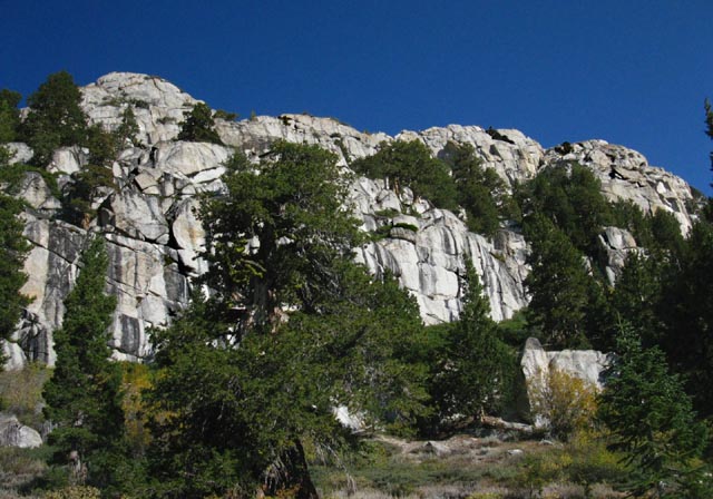 Very fine granite North of Boulder Lake.