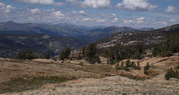 North Sierra Panorama from Saint Marys Pass.
