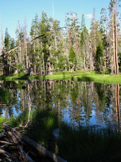 Rock Lake in the Stanislaus National Forest.