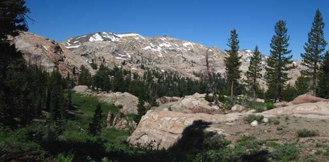 Black Hawk and Granite Dome from North of Brown Bear Pass.