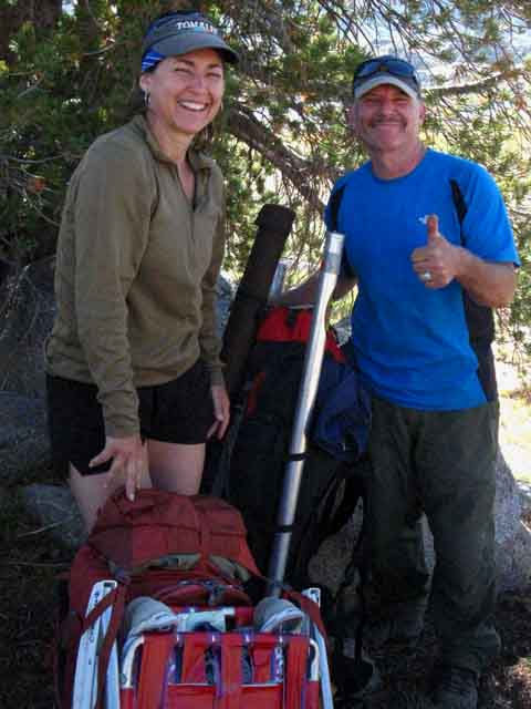 Cathy and Dale from Point Reyes in Emigrant Wilderness.