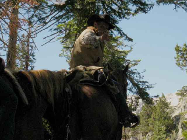 Corky, experienced Emigrant and Yosemite horse packer.