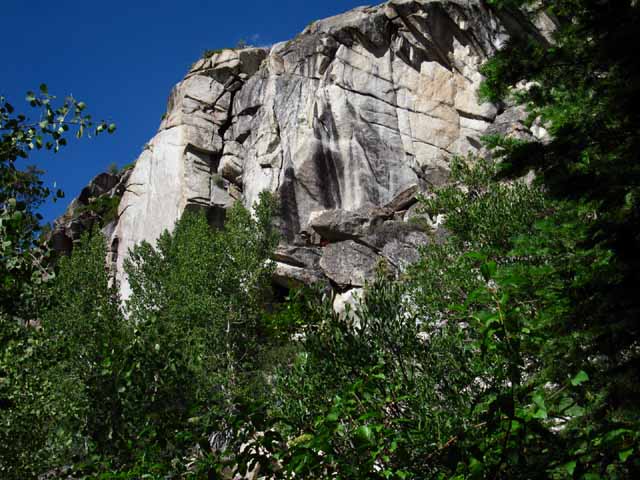 Emigrant Wilderness granite formation.