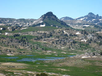 Emigrant Basin from Brown Bear Pass
