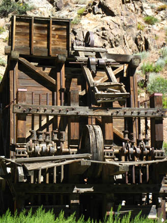 Golden Gate Mine stamping mill north of Walker California off of Highway 395