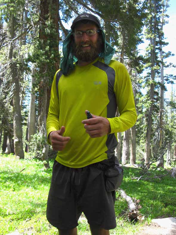 Dinnertime on the Pacific Crest Trail, Jack Main Canyon, 2013.