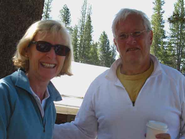 Tom and wife from Alabama visiting Tuolumne Meadows, July 2013.