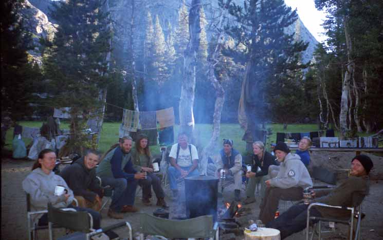 Yosemite trail crew Bensen Lake 2001.