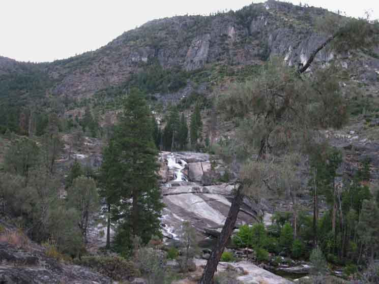 Looking back at the Rancheria Falls campsite area.