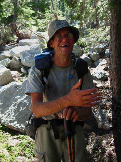 Clint, a Pacific Crest Trail section hiker.