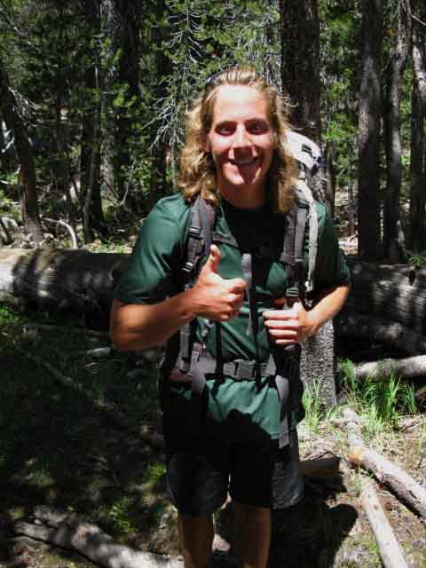 Yosemite Trail Crew: Dan Schweitzer in Cold Canyon.
