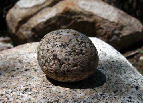 Granite Ball duck in Tilden Canyon.