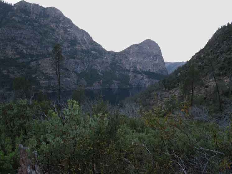 A view of Hetch Hetchy descending from Rancheria Falls.