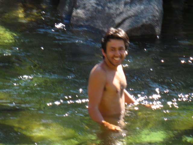 Raul's bath in Falls Creek.