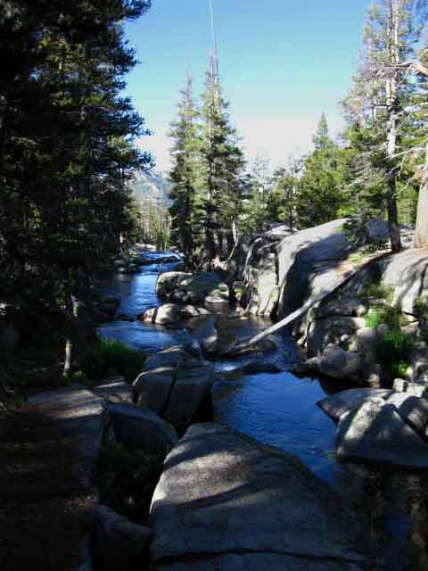 Return Creek in Virginia Cayon below ford in Yosemite.