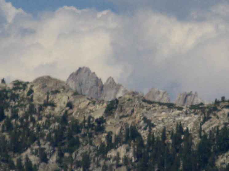 Sawtooth Ridge from South-East flank of Matterhorn Canyon.