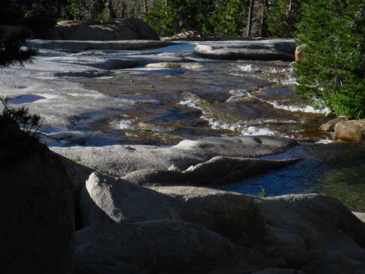 Spiller Creek Granite Flat, Yosemite National Park.
