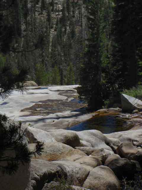 Spiller Creek's sensual granite formations.