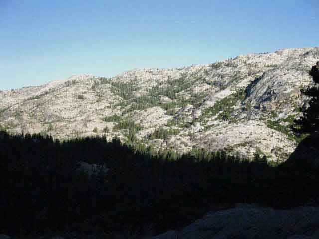 The West flank of Stubblefield Canyon is Macomb Ridge, viewed here in morning light.