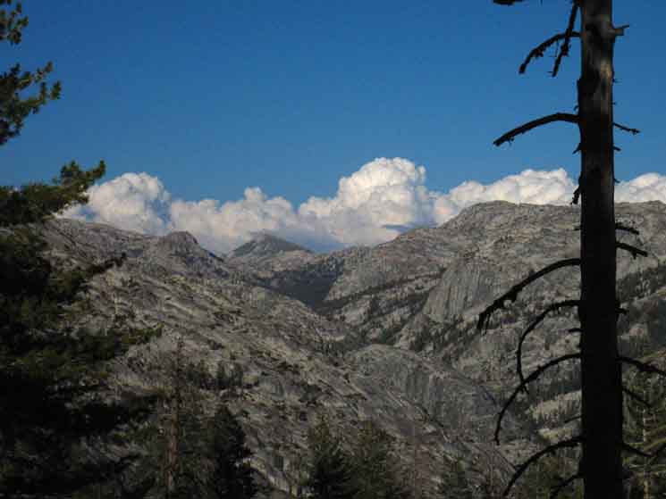 Stubblefield and Thompson Canyons on Pacific Crest Trail in North Yosemite.