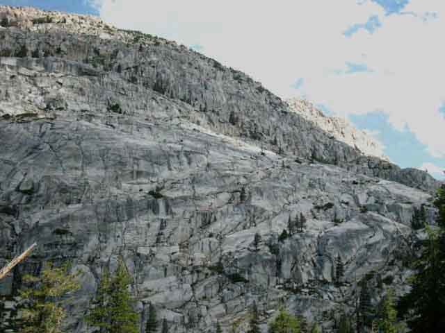 Great granite basin above and North of Kerrick Canyon.