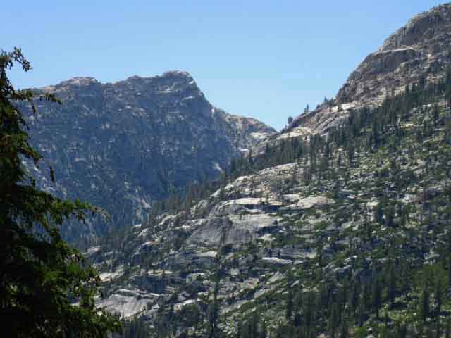 Wilson Creek empties into Matterhorn Canyon through its granite valley.