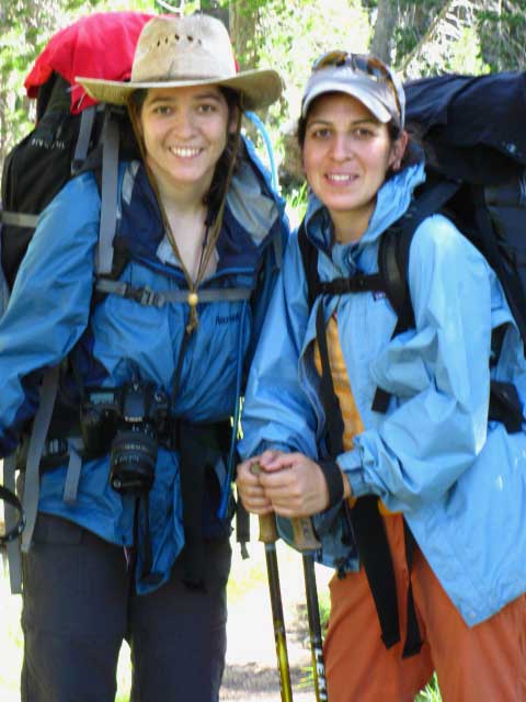 Backpacking Women in Yosemite.