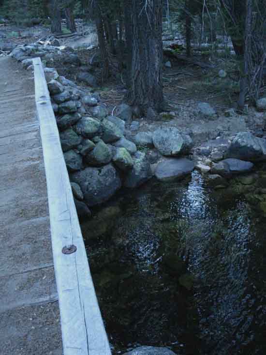 First bridge over Lewis Creek.