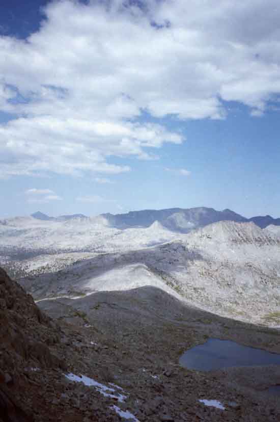 Hidden lakes to the South of Donohue Pass.