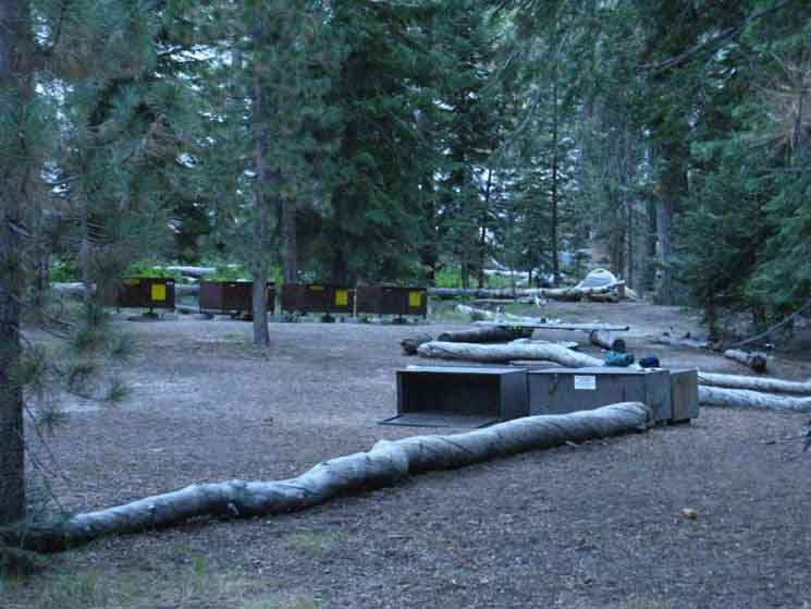 Merced Lake Backpackers Camp in Yosemite National Park.