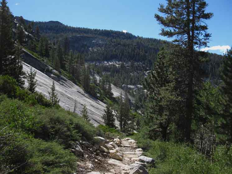 View South into Merced Canyon.